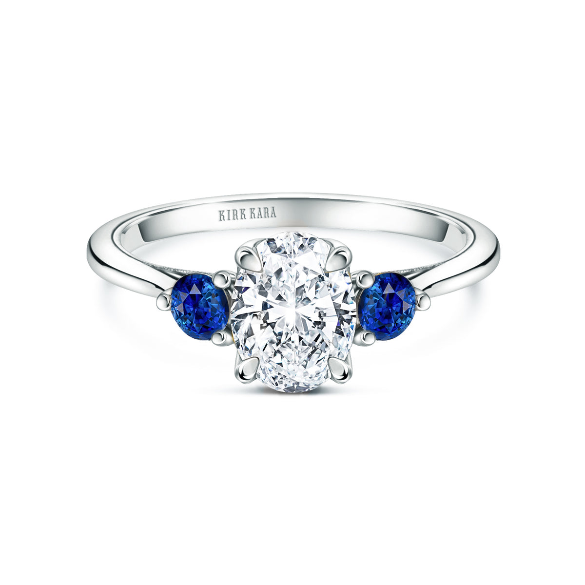 Blue orders stone engagement ring