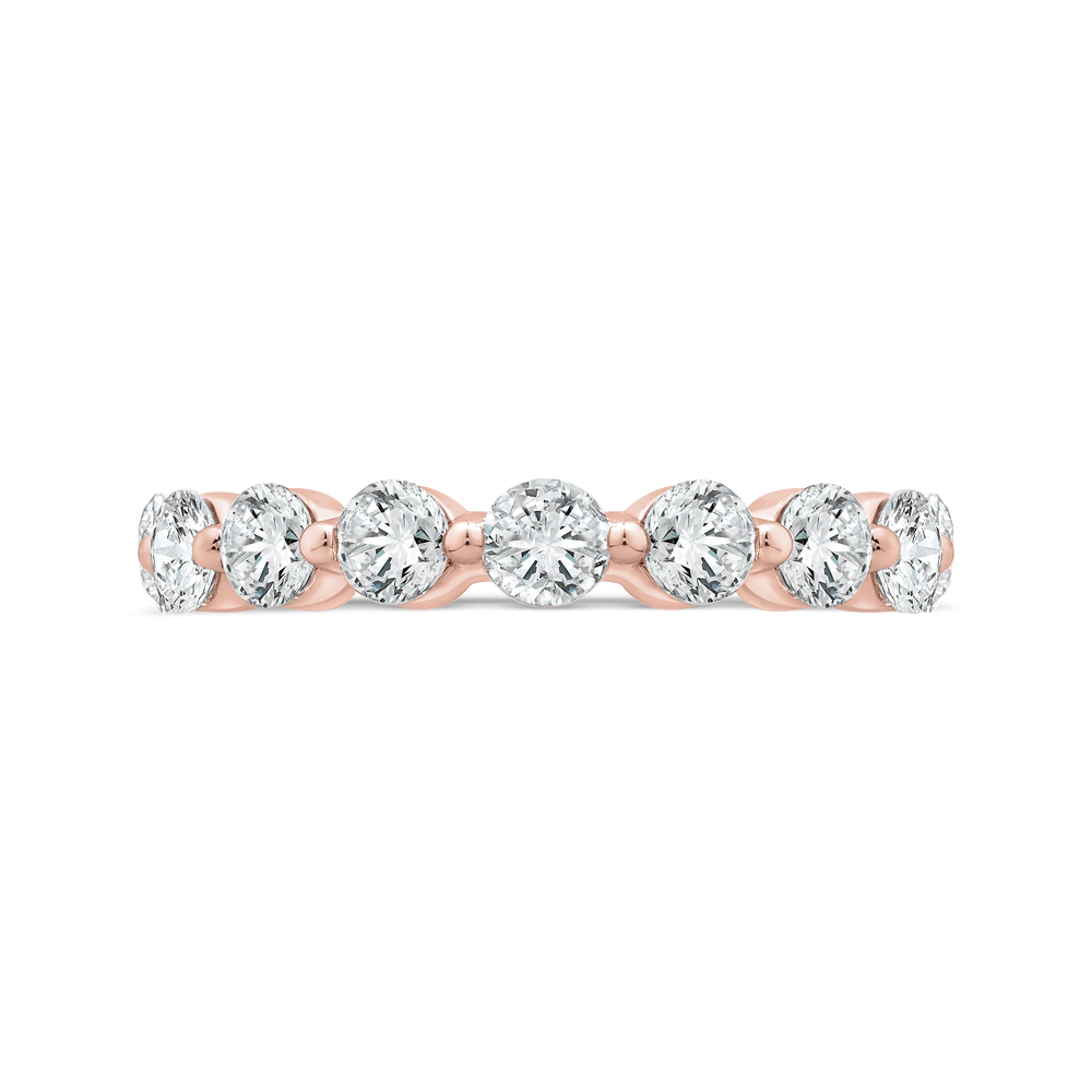 Classic 2 ctw Round Single Shared Prong Eternity Band