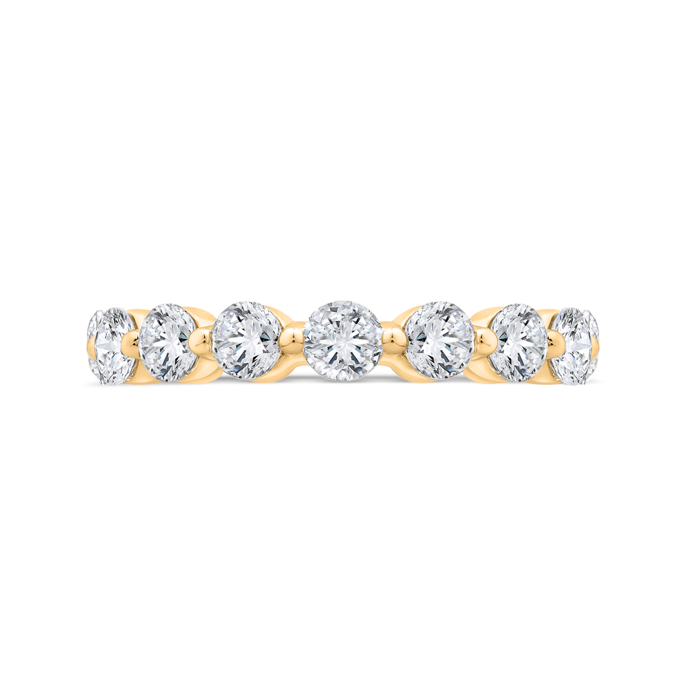 Classic 2 ctw Round Single Shared Prong Eternity Band