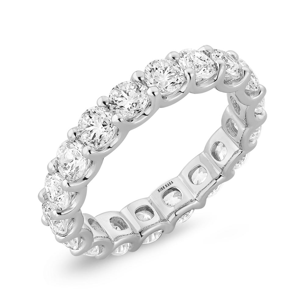 Classic 3 ctw Round Shared Prong Eternity Band