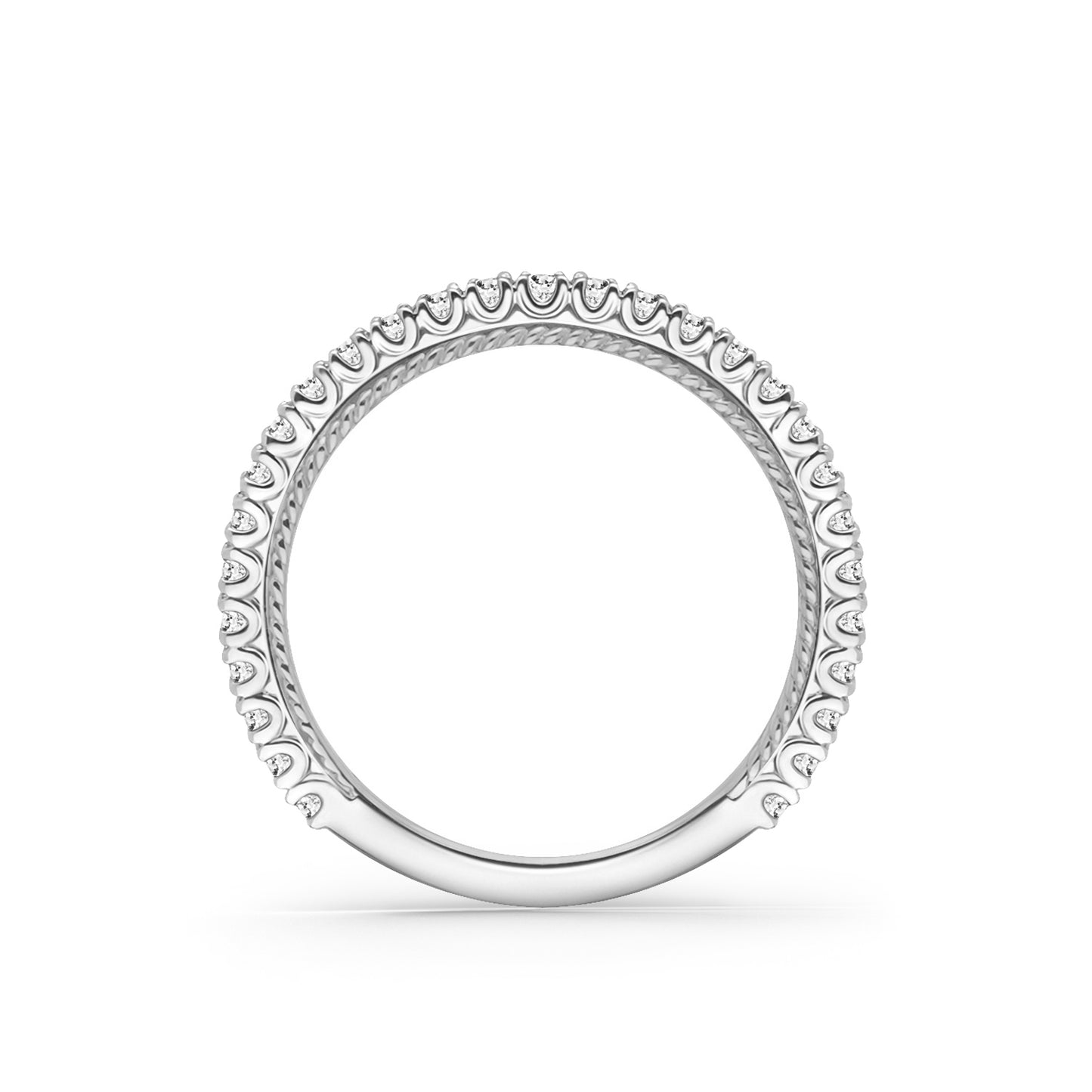 Rope Timeless Diamond Wedding Band