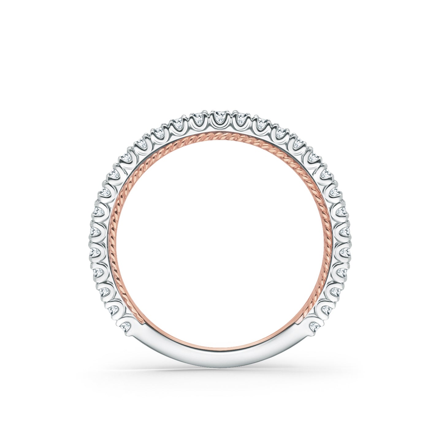 Rope Timeless Diamond Wedding Band