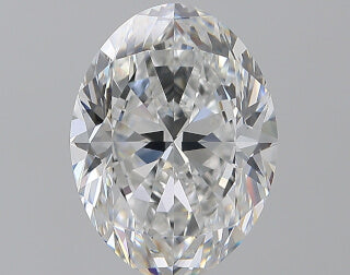 3.04 Carat E Color VVS2 Oval Diamond