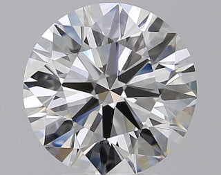 2.3 Carat D Color VVS2 Round Diamond