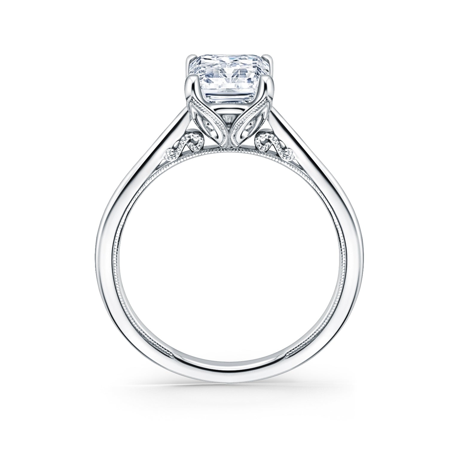 14K or Sterling Silver Solitaire Bezel Set 