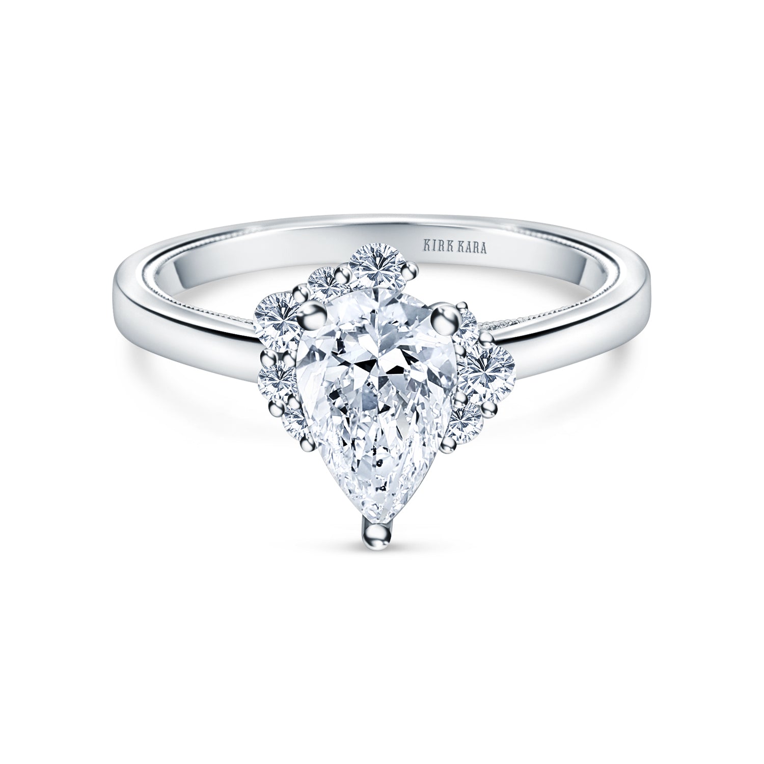 Asymmetrical Cluster Boho Diamond Engagement Ring – Kirk Kara